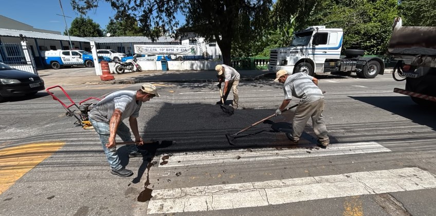 Nova etapa da Operação Tapa-Buracos contempla os bairros de Barra do Piraí 